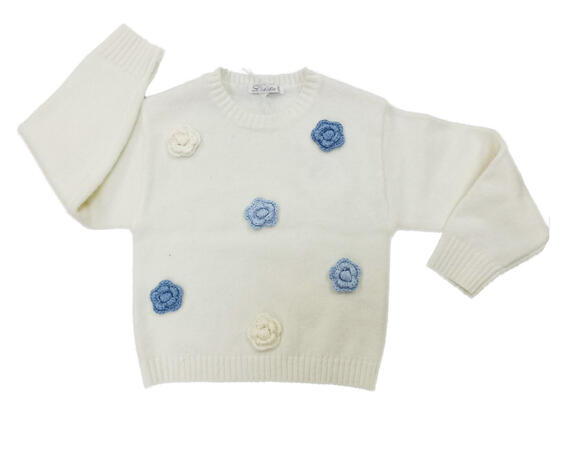 MAGLIA IN LANA DA BAMBINA LB-66004 LOLETA  